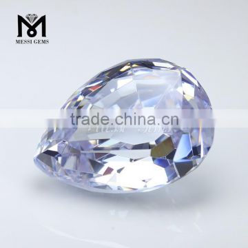 Top Quality Pear 45x59 White Cubic Zirconia Price