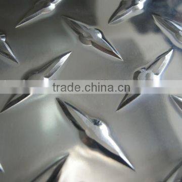 bright Aluminum chequered plate 1060