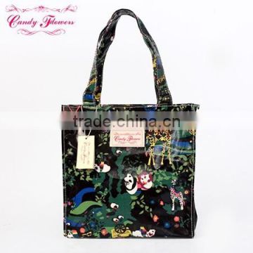 2015 New Arrival Hot Sell Brand Lady Fashion Handbag Fashion Ladies Floral Pattern Shopping Bag