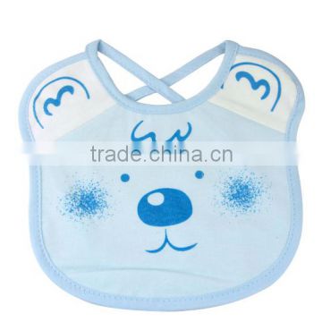100% knitted cotton customize promotion baby bib