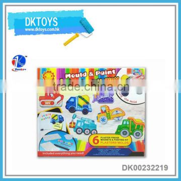 Denko Toys-Creative Craft Toy Fridge Magnet Truck DIY Paint Toy For kids