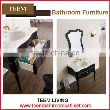 Teem bathroom furniture Stainless steel carcase material bath vanity custom bathroom cabinet