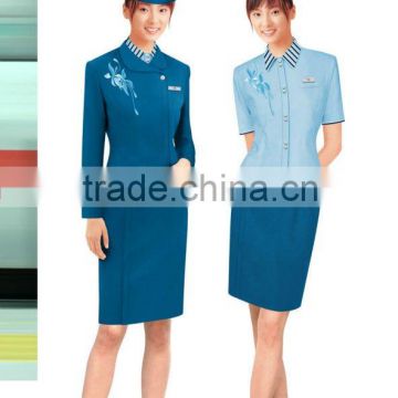 Newest design ladies elegant airline stewardess uniform