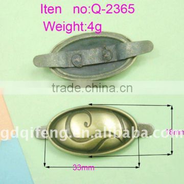 qifeng well design metal shoes lable q-2365