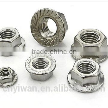 Flange nut Stainless steel DIN6331