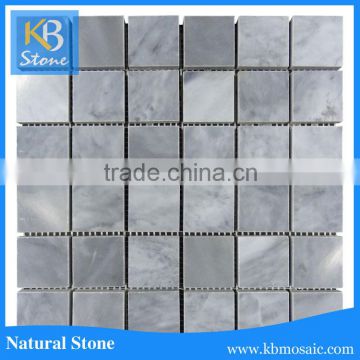 4.8x4.8 China marble mosaic italy grey marble mosaic flooring tiles