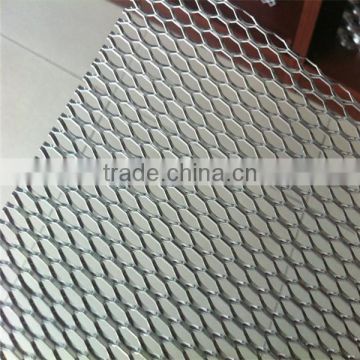 Power coated expanded metal mesh for fencing
