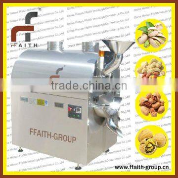 Induction heating nut roasting machine