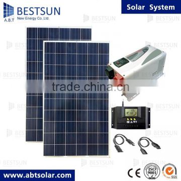 BestSun 2017 New green energy solar powered system BFS-2kw off grid system with battery