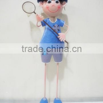 hot sale fatastic decor home and garden metal doll with stick