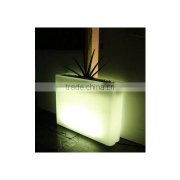 L60'' * W20'' *H40'' LED Lighted Flower Vase Planter Pot with Rechargeable Battery