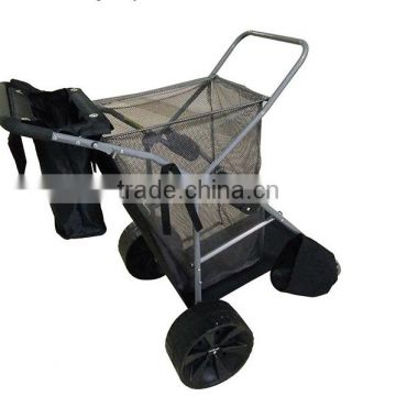 Folding Fishing Cart Aluminum Folding beach cart, Beach fishing chair, Beach cart