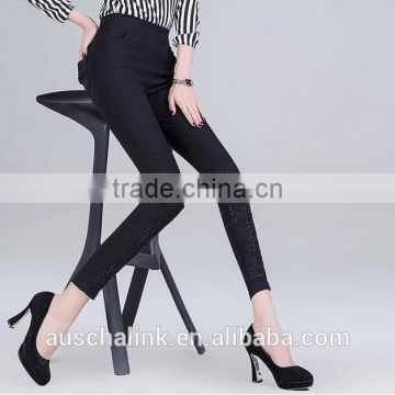 ladies high waist elastic jeans leggings sex hot jeans leggings