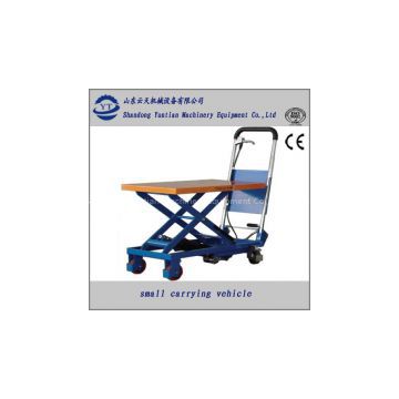 Small Manuel hydraulic scissor lift table for material handing