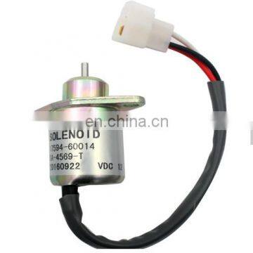 Holdwell Spare Parts 12V Diesel Shutoff Solenoid 17594-60014 17454-60010 16616-60010 for Kubota Engine