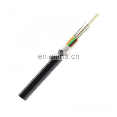 12 Core G652D FRP GYFTY Fiber Optic Cable With Glass Yarn Anti Rodent PE Jacket