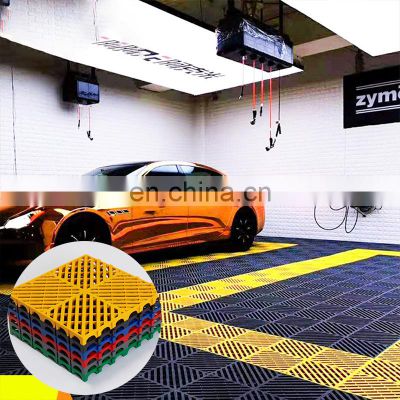 CH Brand New Material Solid Anti-Slip Oil Resistant Eco-Friendly Cheapest Flexible 50*50*4cm Garage Floor Tiles