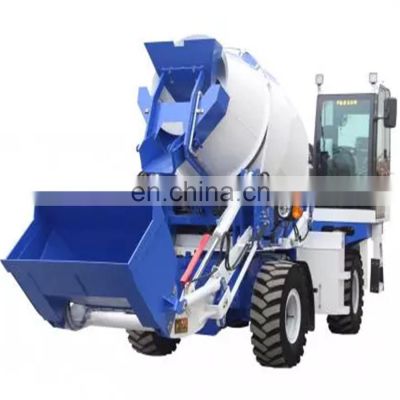 Mobile Self Loading Concrete Mixer Truck 2CBM Cement Mixer Price
