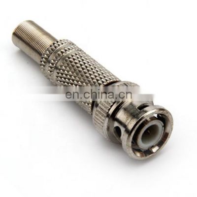 BNC Male RG59 58  2 Pin Cable Coaxial RG6 CCTV BNC Connector soldering type