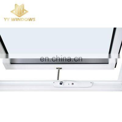 As2047 aluminum double glazed chain winder awning window for house