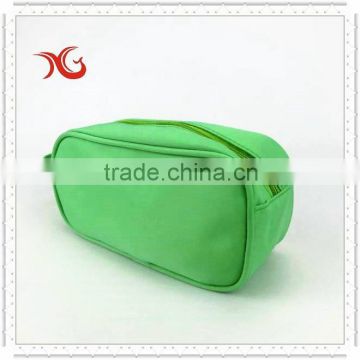 green polyester cosmetic case