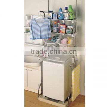 laundry room rack wash machine frame rack with plated 3S-16