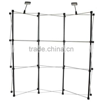 Suzhou Factory Portable and folding trade show advertising aluminum pop up display stand