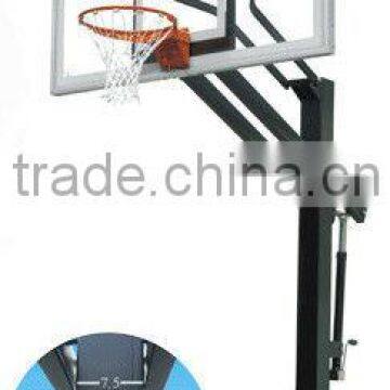 Residential basketball board with stand