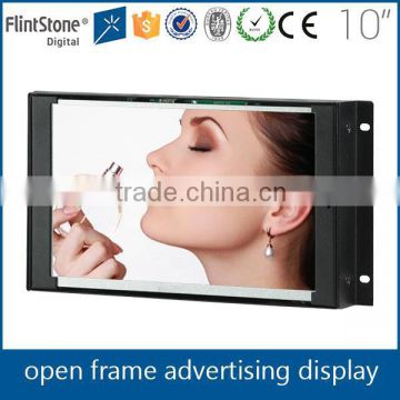 FlintStone 10 inch ad video media player with sensor, no housing ad digital LCD display, digital video player