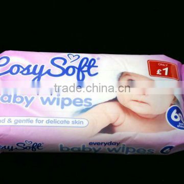 OEM Disposable baby cleansing wet wipe/tissue baby skin care product