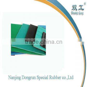 Various stripes rubber sheet