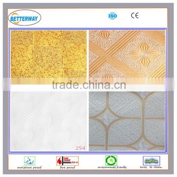 Turkey market waterproof fire resisitant pvc ceiling film used for house decoration