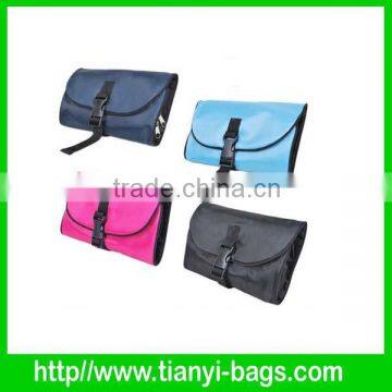 Promotion hanging foldable travelling toilet bag