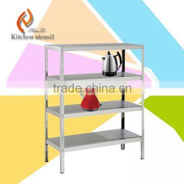 Chinese good price high tall SS commercial kitchen storage shelf rack for hotel made in China