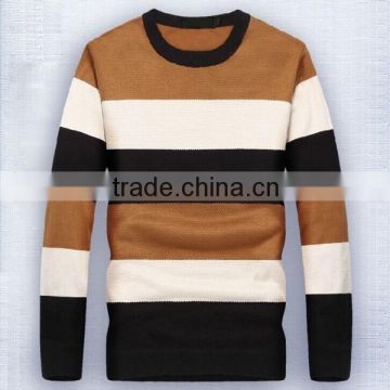 Fashion Autumn Pullover Korean Cotton Mixed Cashmere Sweater Men