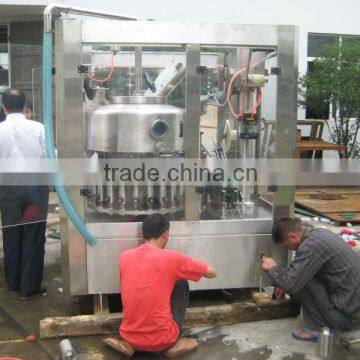 Food Sanitary Stainless Steel Milk Aluminum Foil Filling and Sealing Machine