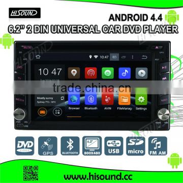 2din dvd pure android car dvd with 6.2'' touch screen