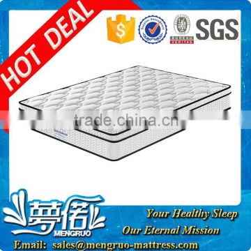 foam coil spring 100% cotton hotel bed linen mattress