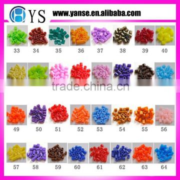 2014 Hot selling PS plastic material Eco-friendly Hama Perler Beads For kids