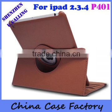 Top Quality For iPad AirJeans Leather 360 Rotation Stand Case