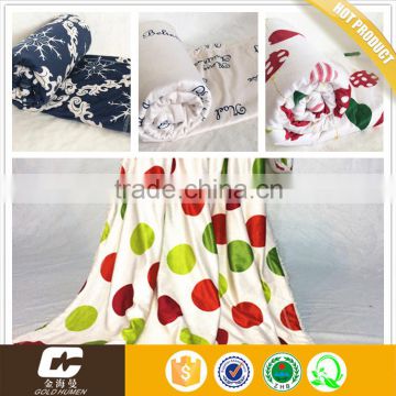 Shaoxing Supplier High Qulity Super-Soft Printed PV Fleece Lamp Plush Kids Blanket