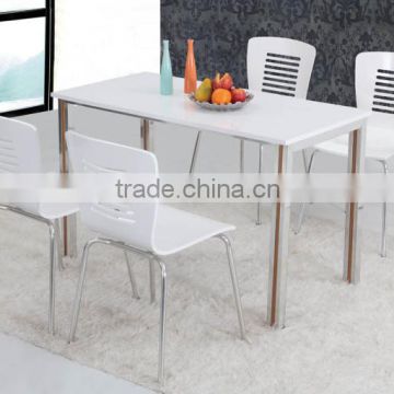 Home Eating Table and Chair Set Shiny Table And Chair (FOH-BC32A)