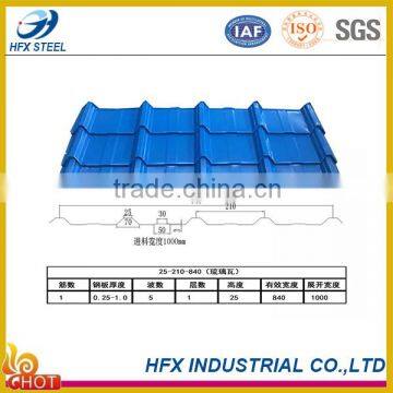 Blue Color Roofing Sheet /Prepainted Galvanized Roofing Sheet Export to Somalia