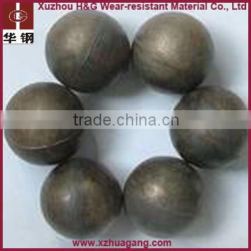 Medium chrome alloyed ball with HRC48-50
