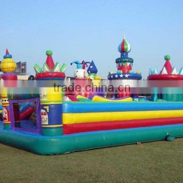 2016 hot commercial kids inflatable amusement park