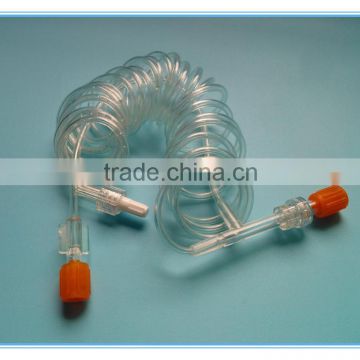 Medical supplies 300psi low pressure with check valve coil plain tube accessories