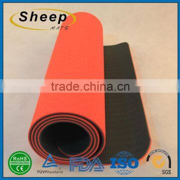 Outdoor and Indoor embossing watweproof tpe yoga mat sling