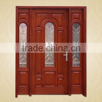 Wine Red Glass Design Interior Door