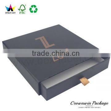 custom logo printed cardboard wallet packaging gift box