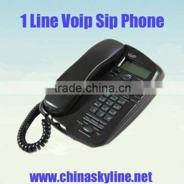 1 channel voip sip phone,support Asterisk, low cost!